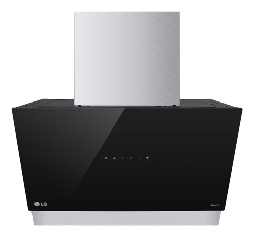 LG HCEZ2428B cooker hood Wall-mounted Black, Stainless steel 630 m³/h