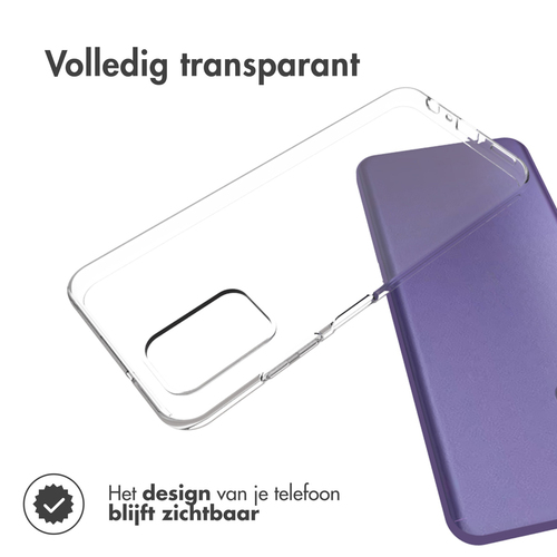 Accezz Clear Backcover Nokia G42 - Transparant, afbeelding 2
