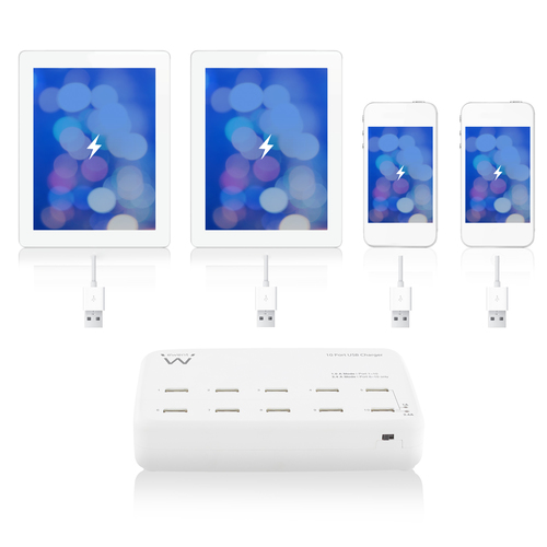 Ewent EW1218 mobile device charger Universal White USB Indoor – image 3