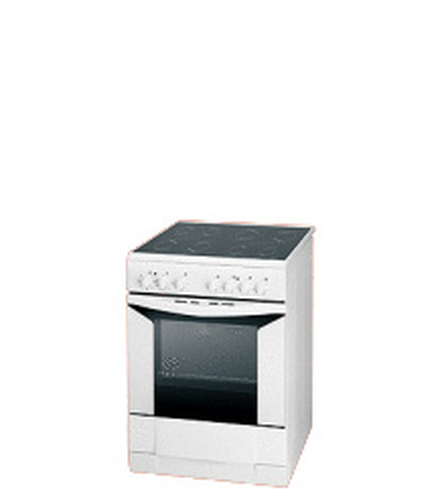 Indesit K6C51WR gas/elektro fornuis white