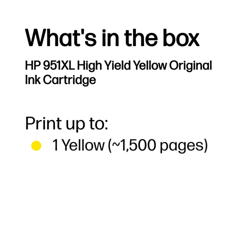 Original HP 951XL Yellow Ink Cartridge - image 3