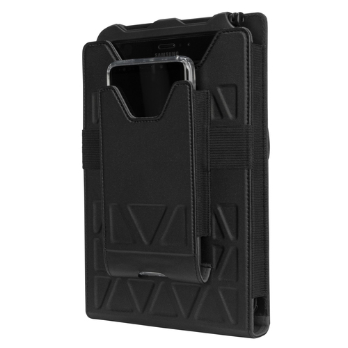 Targus Field-Ready THZ711GLZ Tasche (Halfter) für 17,8 cm (7 Zoll) bis 20,3 cm (8 Zoll) Tablet - Schwarz - Kunstleder, Pol