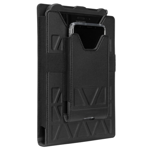 Targus Field-Ready THZ711GLZ Tasche (Halfter) für 17,8 cm (7 Zoll) bis 20,3 cm (8 Zoll) Tablet - Schwarz - Kunstleder, Pol
