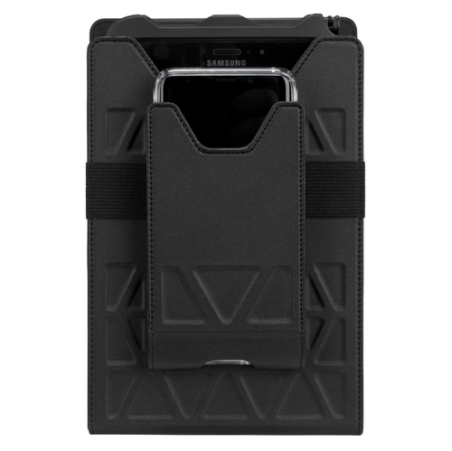 Targus Field-Ready THZ711GLZ Tasche (Halfter) für 17,8 cm (7 Zoll) bis 20,3 cm (8 Zoll) Tablet - Schwarz - Kunstleder, Pol