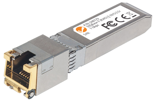 10GBASE-T (RJ45) PORT, 30 M (98 FT.), UP TO 10 GBPS DATA-TRANSFER RATE WITH CAT6