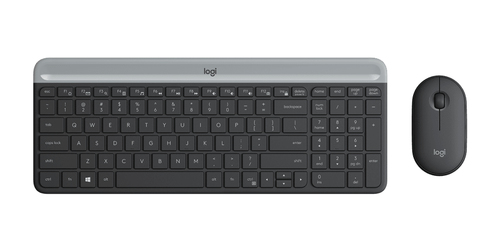 Logitech 920-009266 teclado Ratón incluido Oficina RF inalámbrico Español Grafito imagen 1