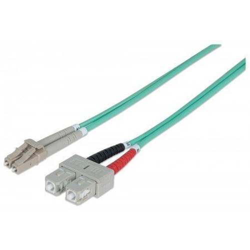 Techly SC-LC M-M 20m InfiniBand a optický kabel Barva Aqua