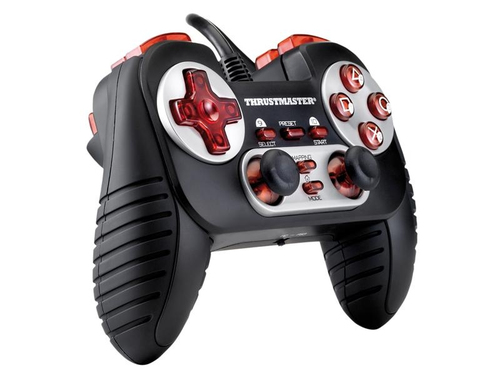 Thrustmaster AC-DUT3I1 Gaming Controller Black, Red Gamepad Analogue / Digital PC, Playstation 2, Playstation 3