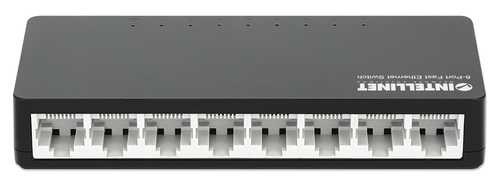 INTELLINET Desktop 8-Port Fast Ethernet Switch zwart, afbeelding 4