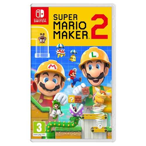 Nintendo Super Mario Maker 2 Стандартная Немецкий, Английский, Упрощенный китайский, Корейский, Испанский, Французский, Итальянский язык, Японский, Нидерландский, Русский Nintendo Switch