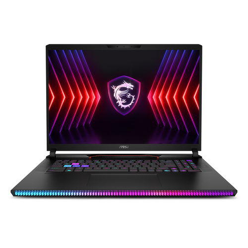 MSI Gaming Raider GE78 HX 14VHG-647U Intel® Core™ i9 i9-14900HX Ноутбук 43,2 cm (17") Quad HD+ 32 GB DDR5-SDRAM 4 TB Твердотельный накопитель (SSD) NVIDIA GeForce RTX 4080 Wi-Fi 7 (802.11be) Windows 11 Pro Черный
