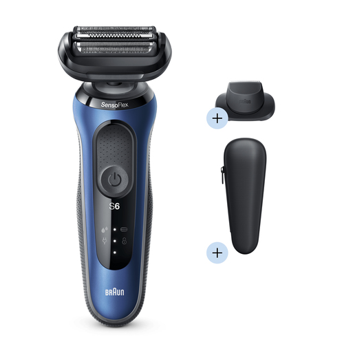 Braun Series 6 60-B1200s Foil shaver Trimmer Blue – image 4