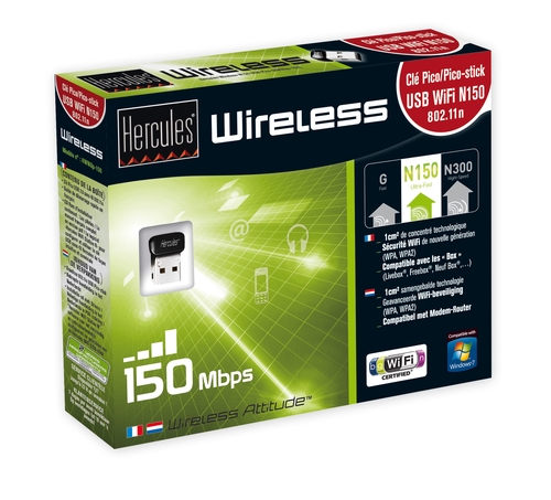 Hercules HWNUp-150 WLAN 150 Mbit/s – image 2