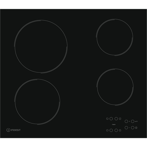 Indesit RI 161 C Černá Vestavěné Keramický 4 zóna/zón