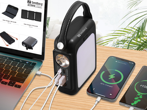 Sandberg Hand Crank Powerbank 20000 – image 2