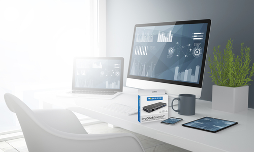 Hypertec ProDock EssentiaI - Universal USB-C Dock with HDMI, DisplayPort and Ethernet – image 5