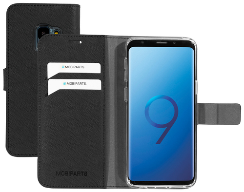 Mobiparts Saffiano Wallet Case Samsung Galaxy S9 Black