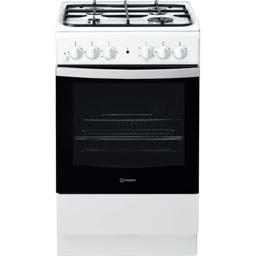 Indesit IS5G4KHW/EU Freestanding cooker Electric Gas White
