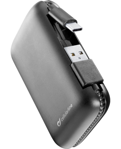 Cellularline Power Bank IN-CABLE 5000 - USB-C