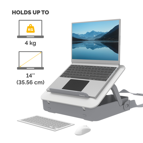 Fellowes BREYTA LAPTOP STAND CARRY CASE WHITE – image 3