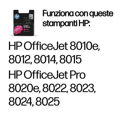 HP 912XL – Cartuccia magenta originale