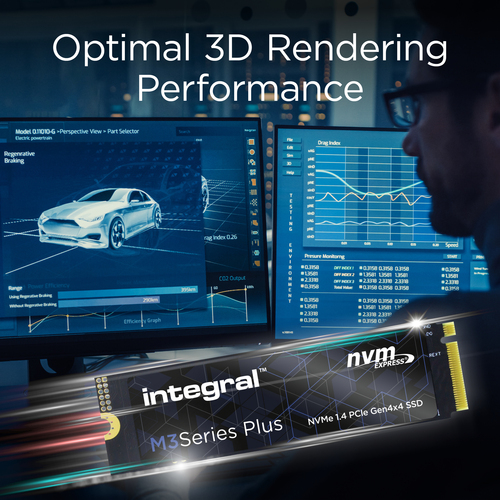 Integral 1TB - 1000GB SSD M.2 2280 NVME 1.4 PCIe Gen4 x4 R-5000MB/s W-4500MB/s IOPS R-650K W-850K TBW 440 M3 PLUS – image 5