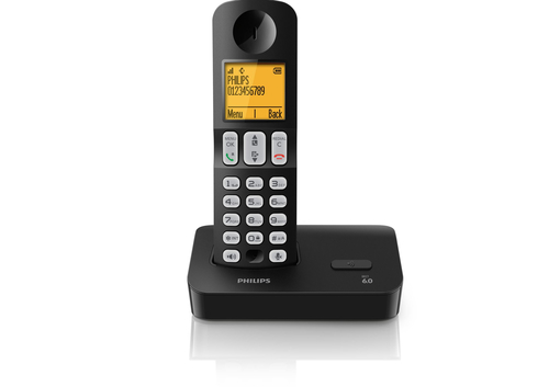 Philips D4001B/77 telephone DECT telephone Caller ID Black – image 2