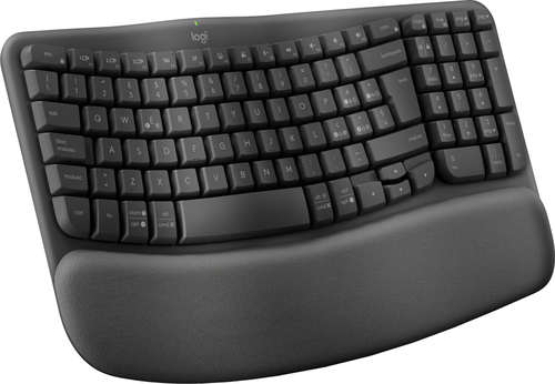 Logitech Wave Keys for Business teclado Oficina RF Wireless + Bluetooth QWERTY Italiano Grafito