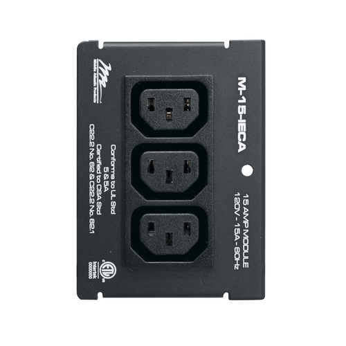 Middle Atlantic M-15-IECA power distribution unit (PDU) 1 AC outlet(s) Black