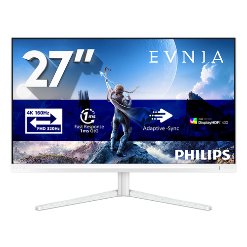 Philips Evnia 27M2N5901A/00 27" 4K 160Hz Fast Ips USB-C Height Adjustable Gaming Monitor - image 1