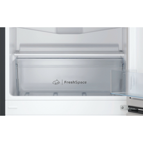 Indesit IB55532BUK 152cm 50/50 Small Fridge Freezer - Black - E Rated, Black - image 4