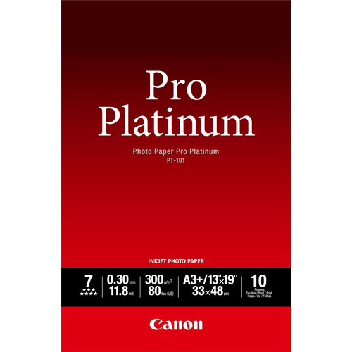 Canon Pro Platinum Fotopapir A3 plus (329 x 423 mm) 10ark 2768B018