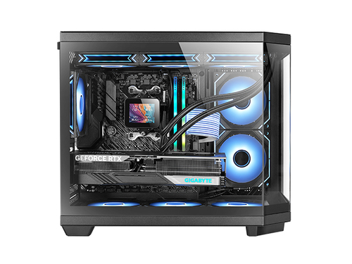Mars Gaming MC-3TCOREM Mini Tower Zwart, afbeelding 2
