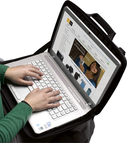Case Logic 16" Hardshell Laptop Sleeve QNS-116K laptoptas, afbeelding 8