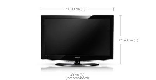 Samsung LE40A451C1 101.6 cm (40") HD Black 450 cd/m²