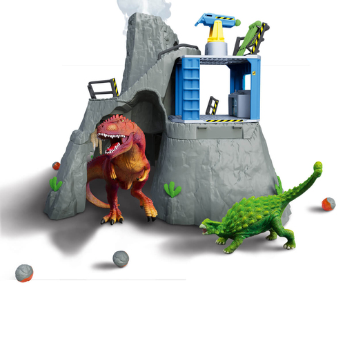 Schleich Dinosaurs - Grote vulkaanexpeditie speelfiguur, afbeelding 8