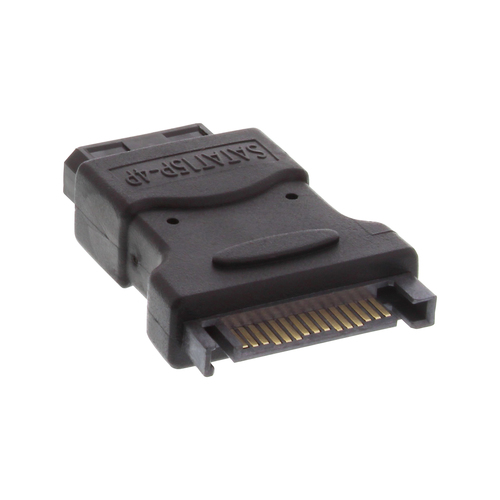 Product image: InLine SATA Power Adapter 1 Molex 4 Pin male / 15 Pin SATA female
