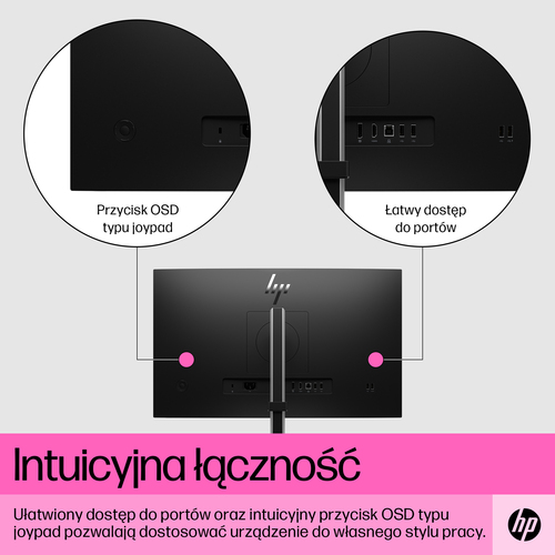 HP Inc. Monitor dotykowy FHD E24t G5 6N6E6AA