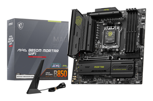 Msi Mag B850M Mortar Wifi micro Atx Amd Socket AM5 Motherboard - image 1