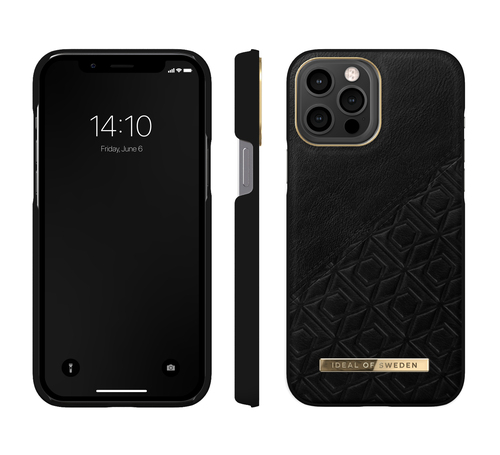 iDeal of Sweden Atelier Case iPhone 12PM/13PM Embossed Black – image 3
