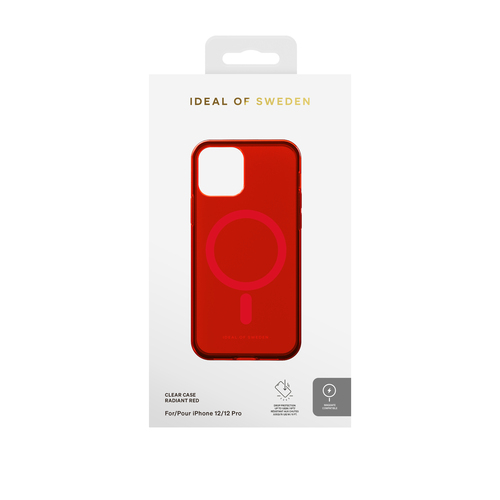 iDeal of Sweden Clear Case MagSafe iPhone 12/12P Radiant Red – image 2