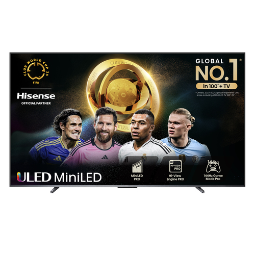 Hisense U7N 100U7NQTUK TV 2.54 m (100") 4K Ultra HD Smart TV Wi-Fi Black, Grey 500 cd/m² – image 1