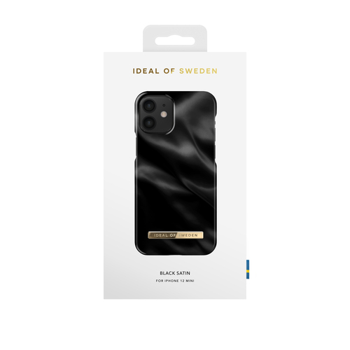 iDeal of Sweden Printed Case iPhone 12 MINI Black Satin