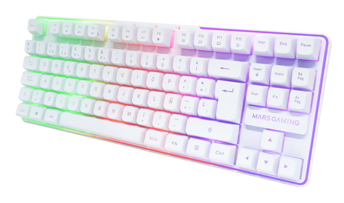 Mars Gaming MCPWTKLWIT keyboard Mouse included RF Wireless + USB QWERTY Italian White – image 3