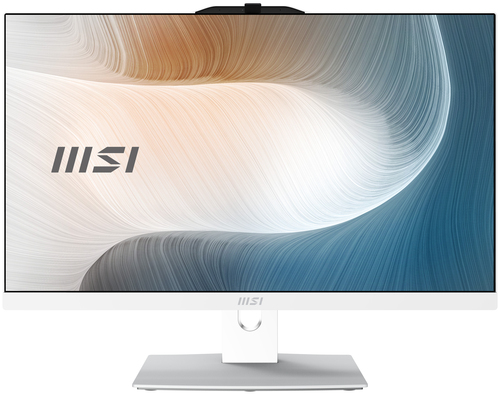 MSI Modern AM242P 1M-1224EU Моноблок Intel Core 5 120U 60,5 cm (23.8") 1920 x 1080 пикселей ПК все в одном 8 GB DDR5-SDRAM 512 GB Твердотельный накопитель (SSD) Windows 11 Pro Wi-Fi 6E (802.11ax) Белый