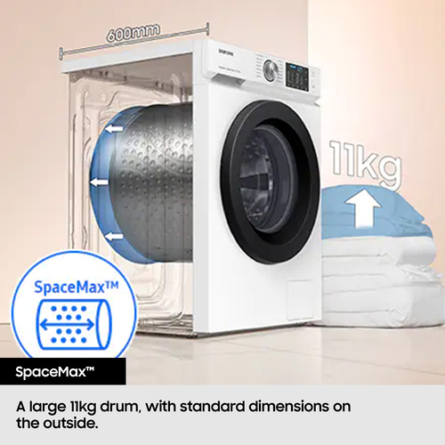 Samsung Bespoke AI Front-Load Washing Machine Series 6 AI Energy 11KG Black - image 6