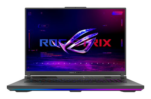 ASUS ROG Strix G18 G814PM-S8021 AMD Ryzen™ 9 8940HX Ноутбук 45,7 cm (18") WUXGA 32 GB DDR5-SDRAM 1 TB Твердотельный накопитель (SSD) NVIDIA GeForce RTX 5060 Wi-Fi 6E (802.11ax) Черный, Серый QWERTZ Немецкий