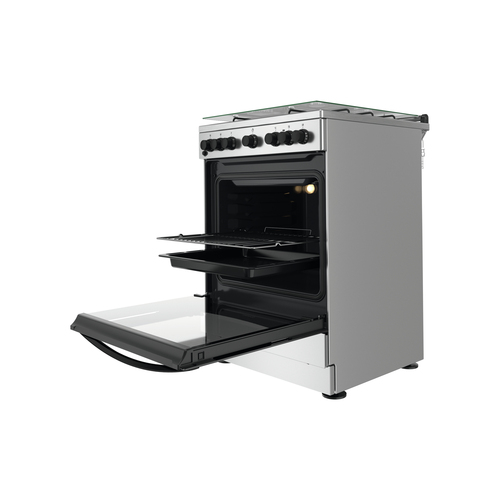 Indesit IS67G4PHX/E/1 Freestanding cooker Electric Gas Black, Stainless steel – image 3