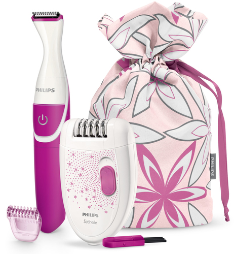 Philips HP6548/00 epilator Pink, White