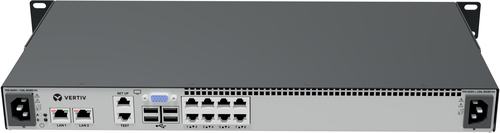 Vertiv Avocent KVM-over-IP Switch 8-port, 1 digital KVM path, dual AC power supply. TAA – image 2